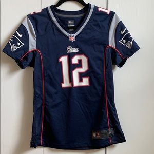 Authentic NFL New England Patriots Jersey Brady 12